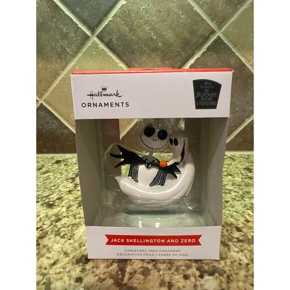 New Disney Tim Burton's The Nightmare Before Christmas Hallmark Ornament Bundle - Picture 5 of 9